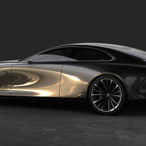 2017 Mazda Vision Coupe Concept Rear View