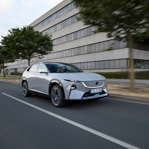 2027 Mazda CX-6e Aero Grey Front View