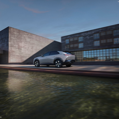 2027 Mazda CX-6e Aero Grey Rear View