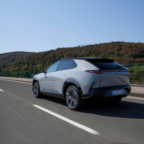 2027 Mazda CX-6e Aero Grey Rear View