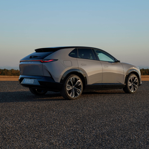 2027 Mazda CX-6e Aero Grey Rear View