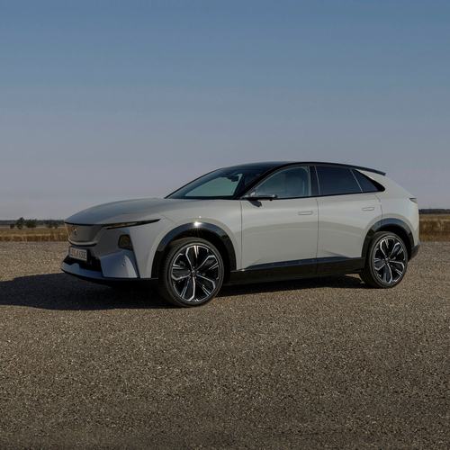 2027 Mazda CX-6e Aero Grey Side View