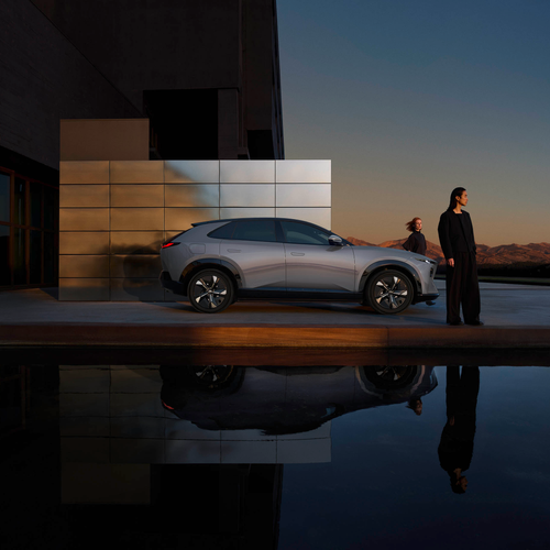 2027 Mazda CX-6e Aero Grey Side View