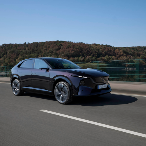 2027 Mazda CX-6e Nightfall Violet Front View