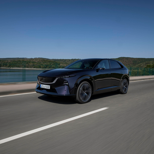 2027 Mazda CX-6e Nightfall Violet Front View