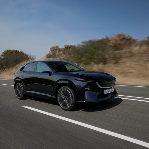 2027 Mazda CX-6e Nightfall Violet Front View