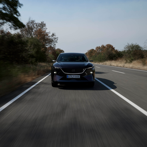 2027 Mazda CX-6e Nightfall Violet Front View