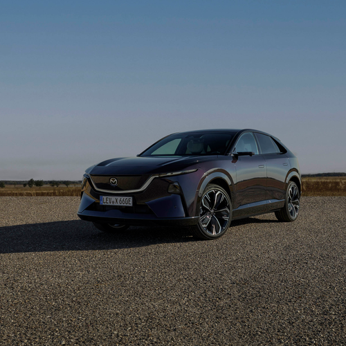 2027 Mazda CX-6e Nightfall Violet Front View
