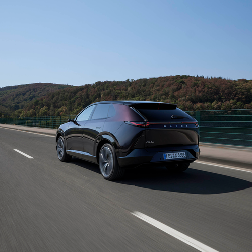 2027 Mazda CX-6e Nightfall Violet Rear View