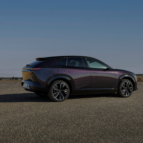 2027 Mazda CX-6e Nightfall Violet Rear View