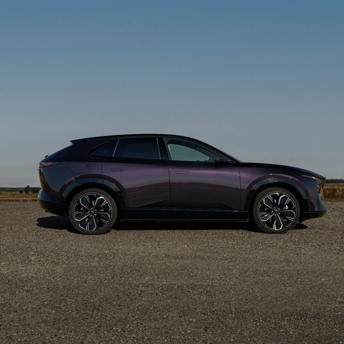 2027 Mazda CX-6e Nightfall Violet Side View