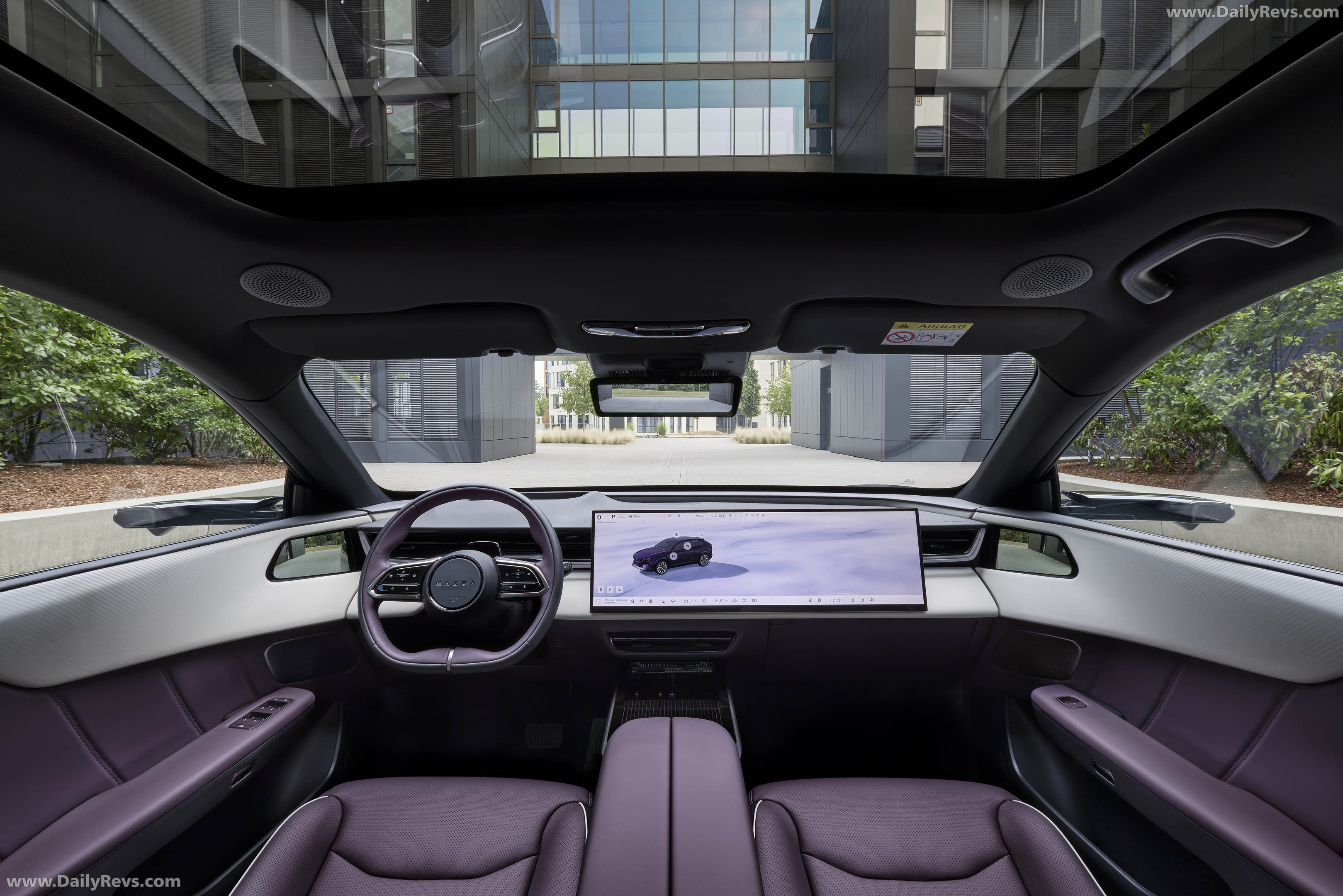 2027 Mazda CX-6e Nightfall Violet Interior