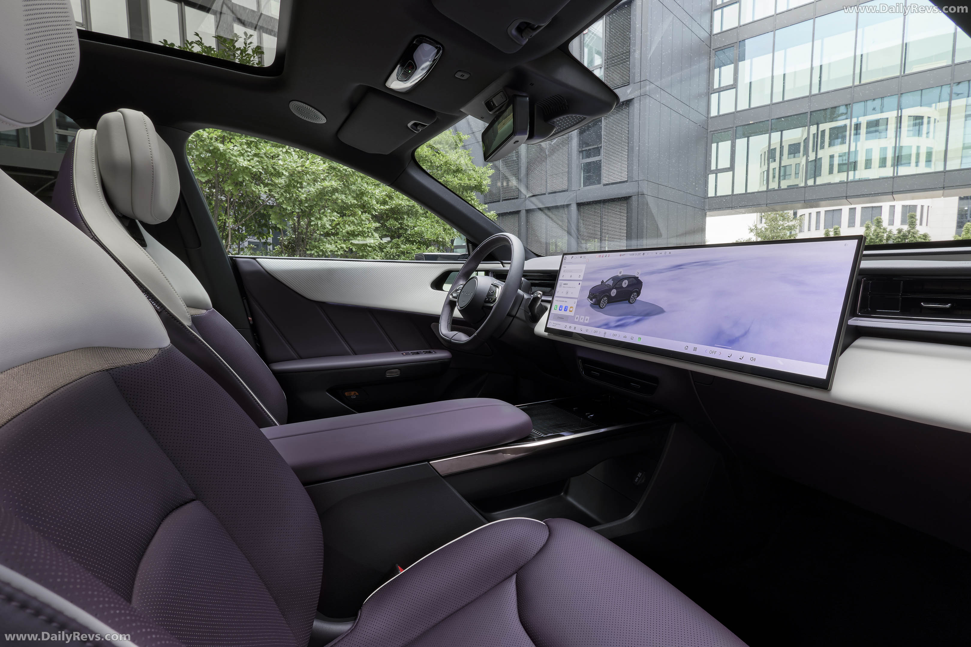 2027 Mazda CX-6e Nightfall Violet Interior