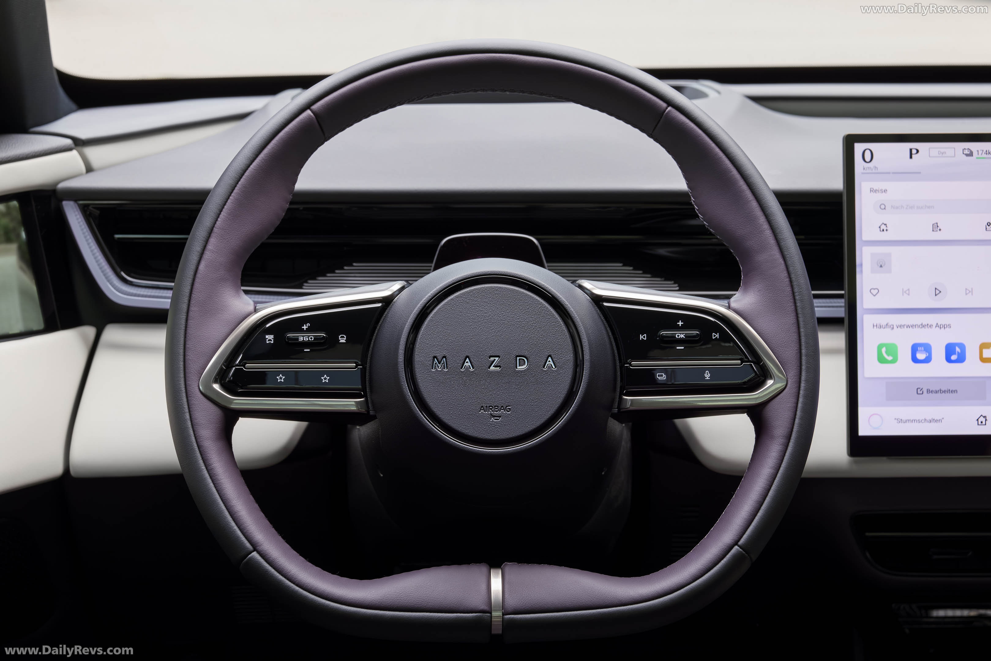 2027 Mazda CX-6e Nightfall Violet Interior
