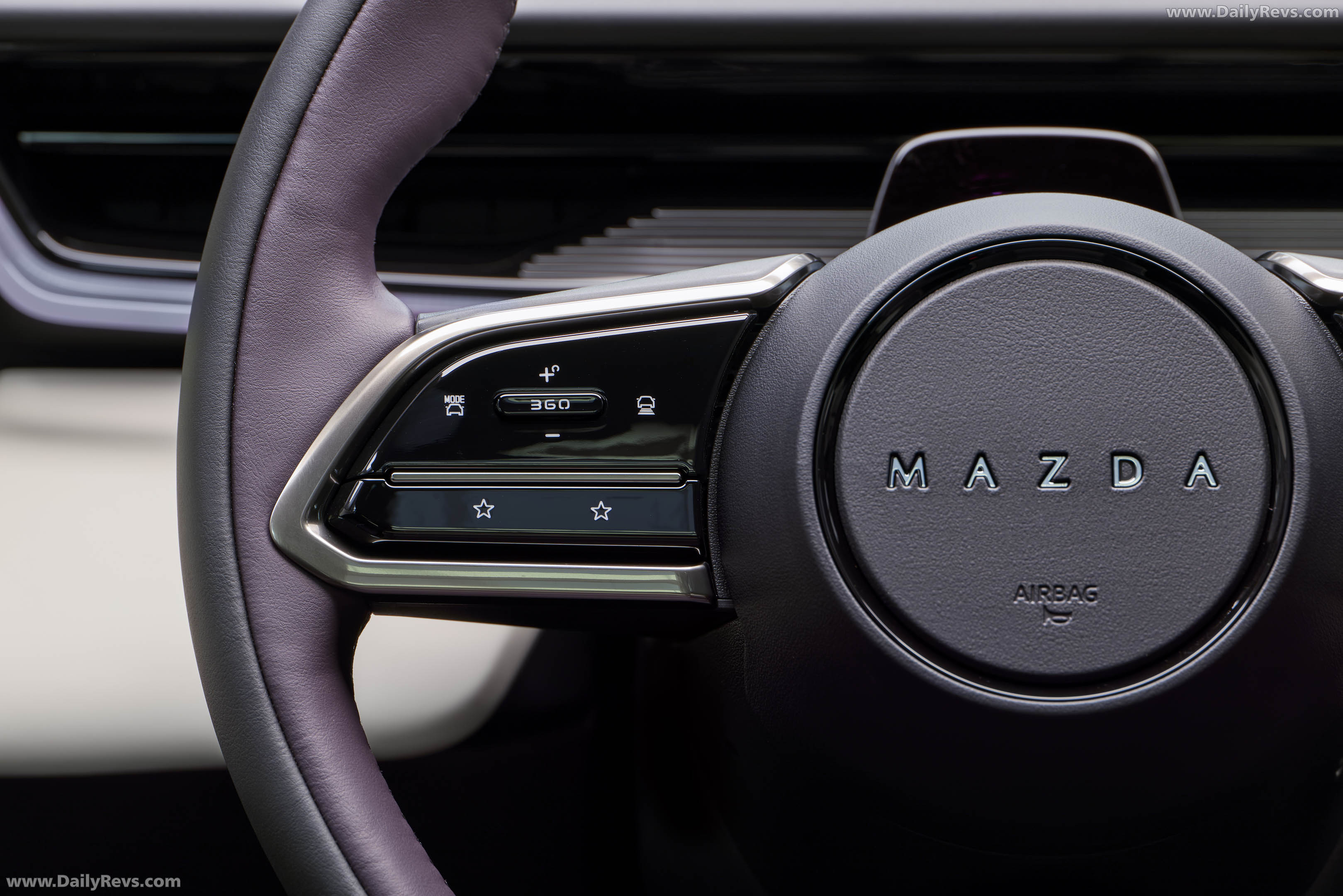 2027 Mazda CX-6e Nightfall Violet Interior