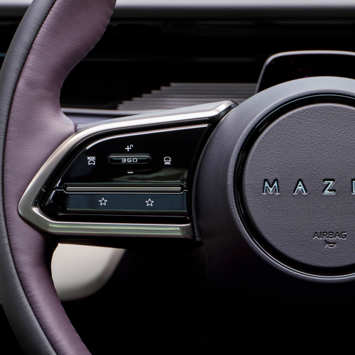 2027 Mazda CX-6e Nightfall Violet Interior