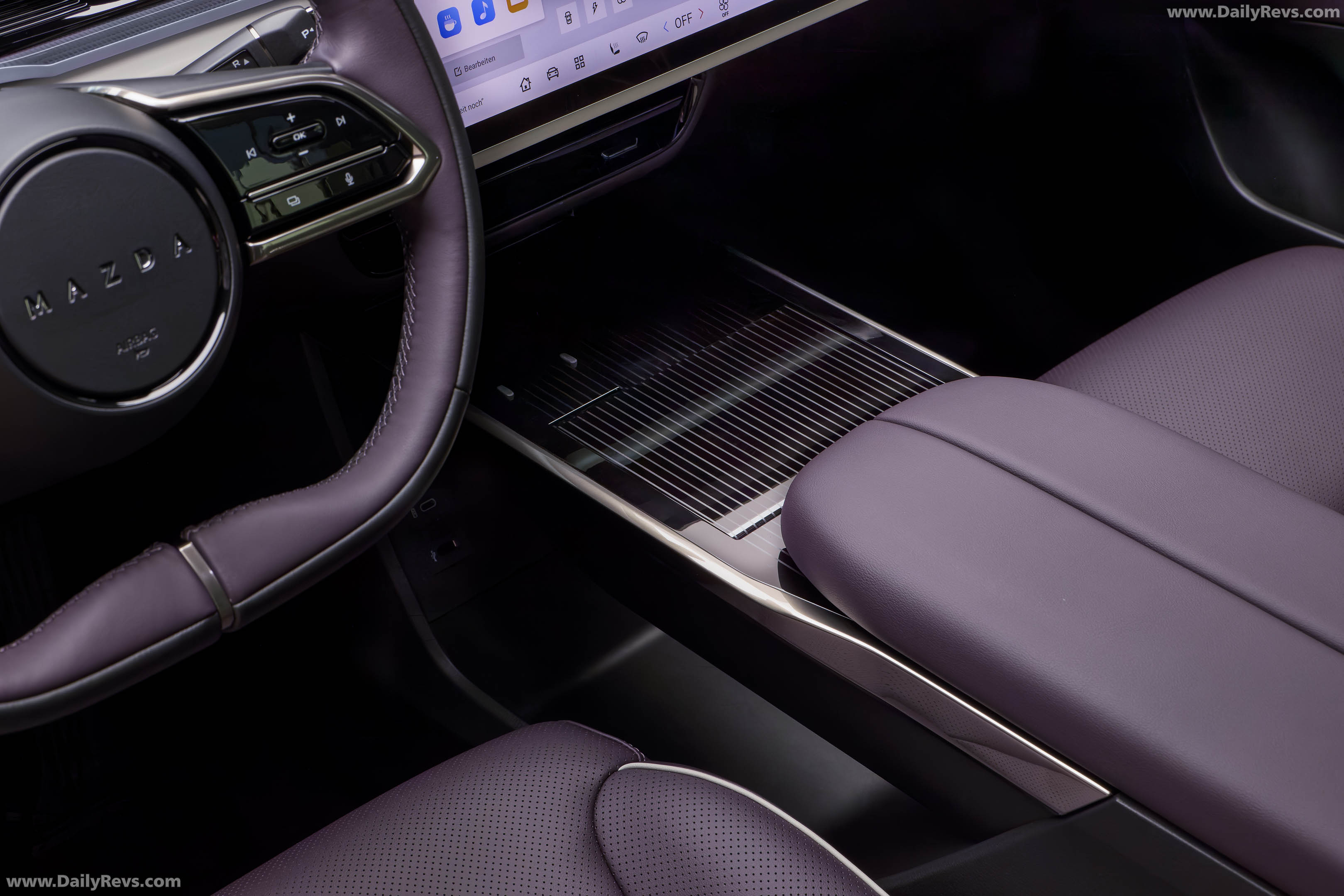 2027 Mazda CX-6e Nightfall Violet Interior