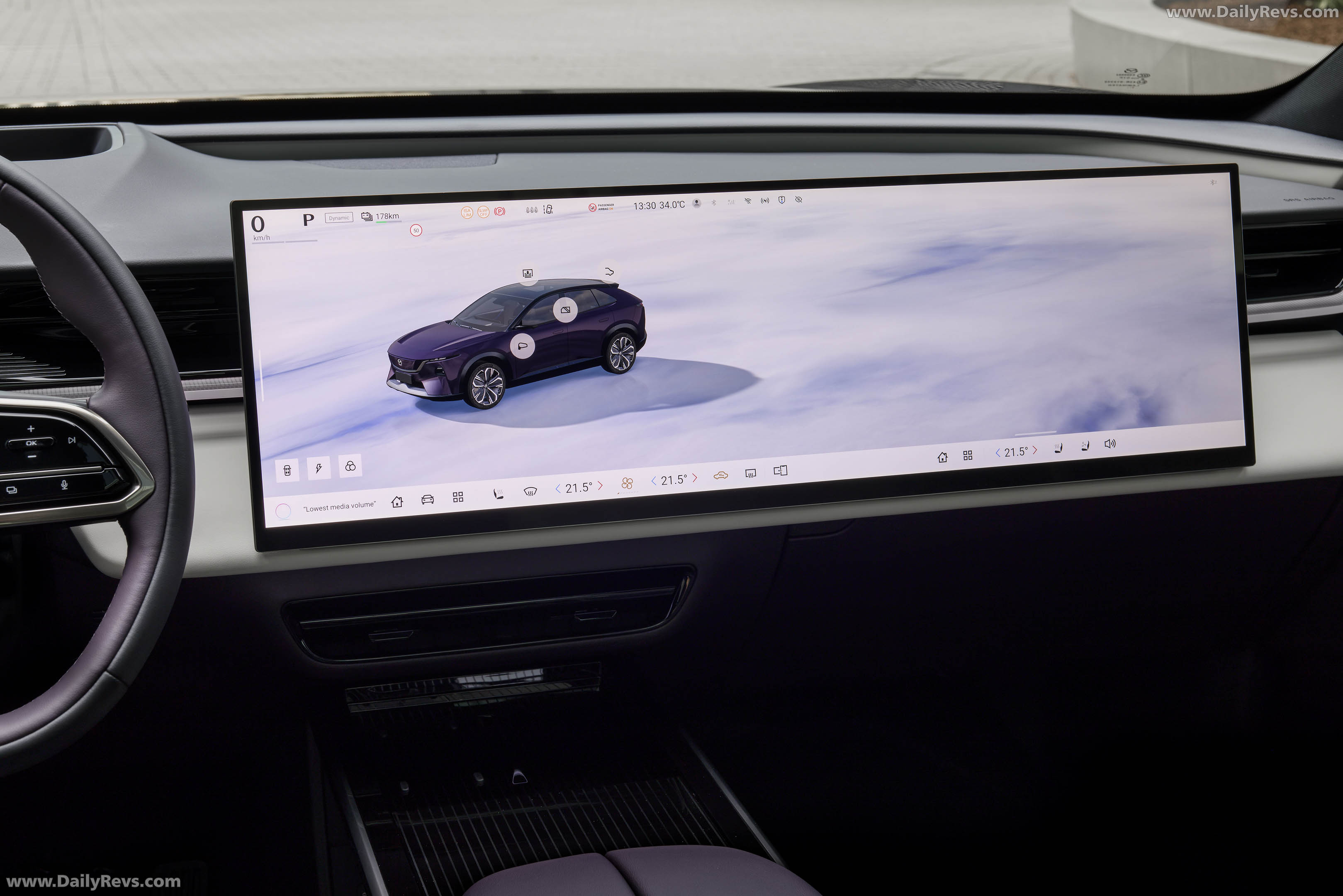 2027 Mazda CX-6e Nightfall Violet Interior