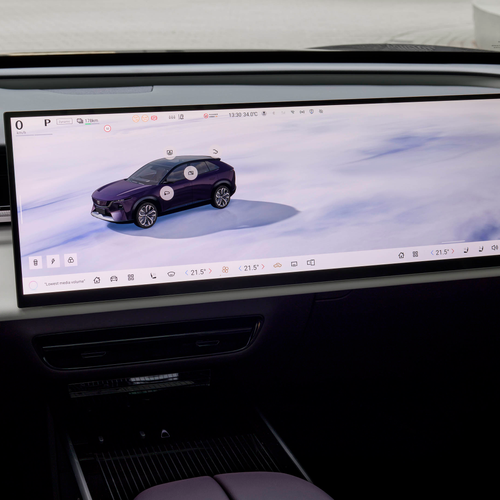 2027 Mazda CX-6e Nightfall Violet Interior