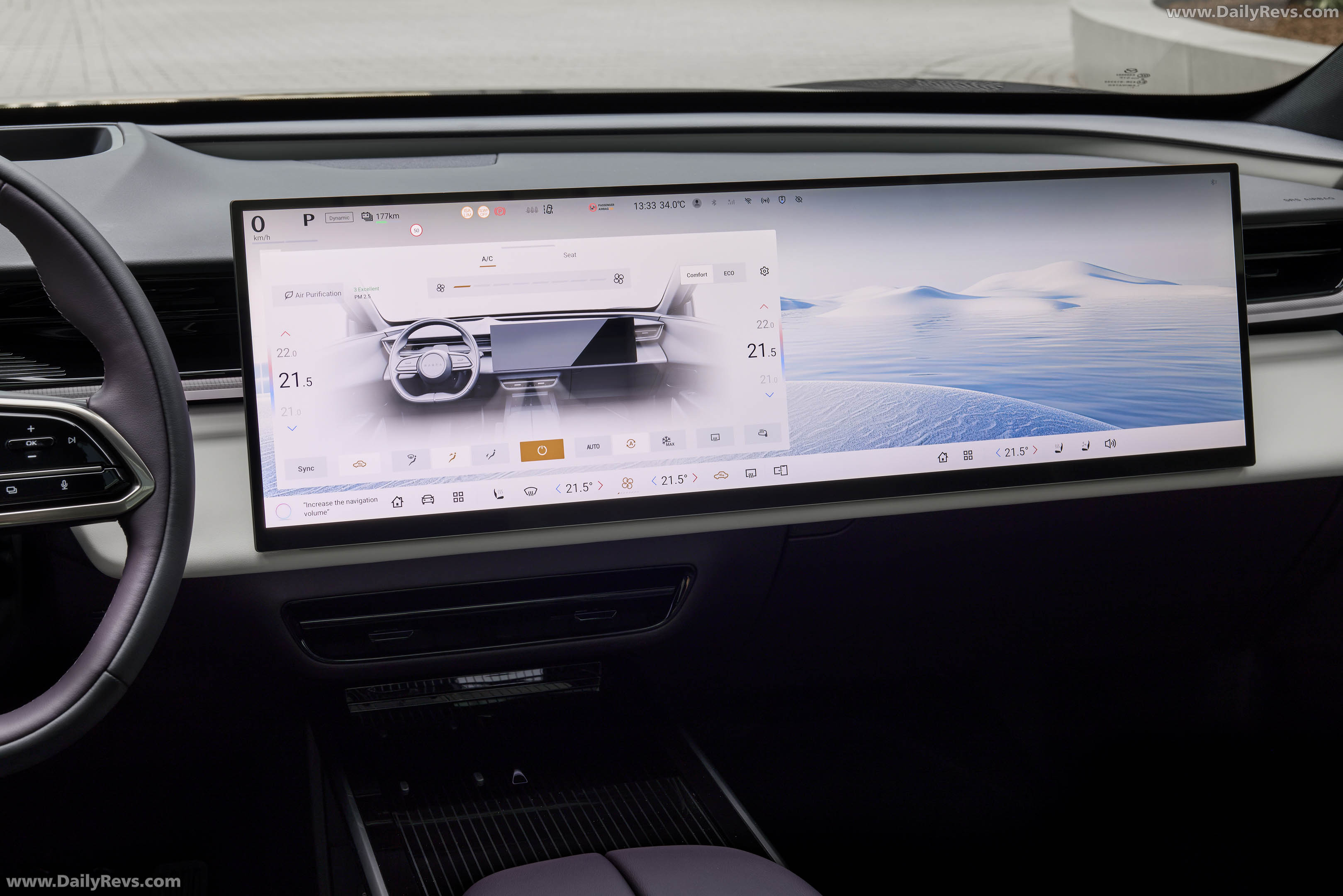 2027 Mazda CX-6e Nightfall Violet Interior
