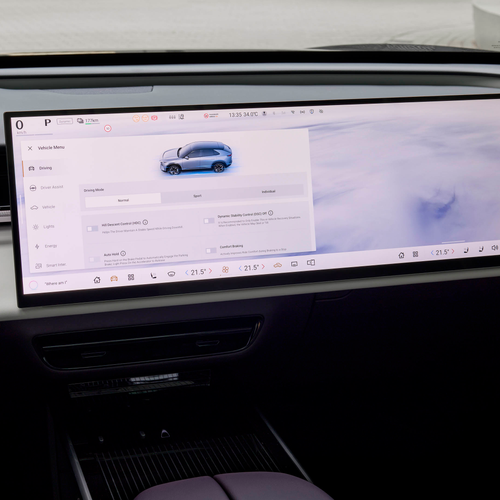 2027 Mazda CX-6e Nightfall Violet Interior