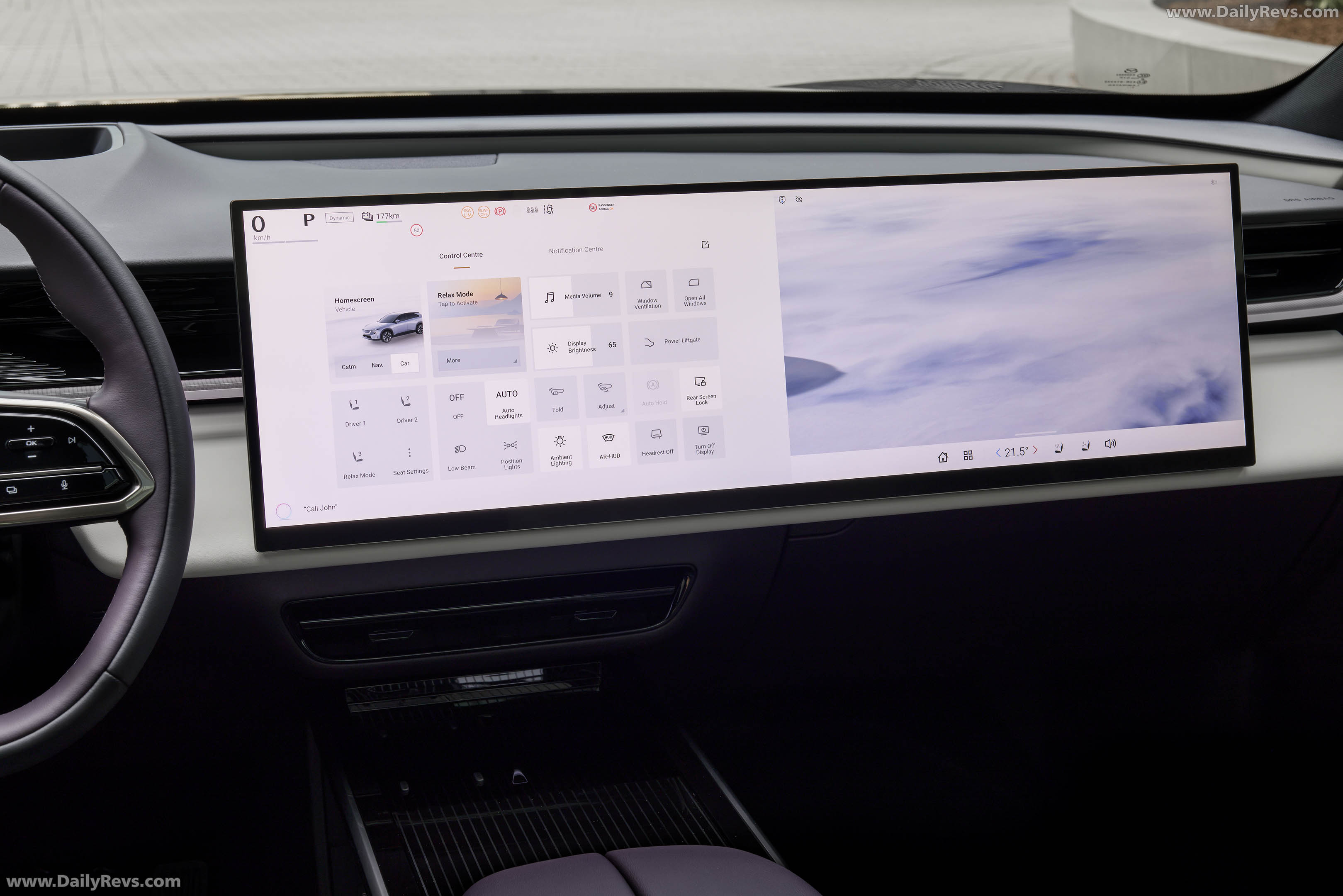 2027 Mazda CX-6e Nightfall Violet Interior