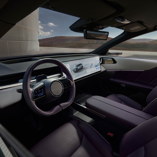 2027 Mazda CX-6e Nightfall Violet Interior