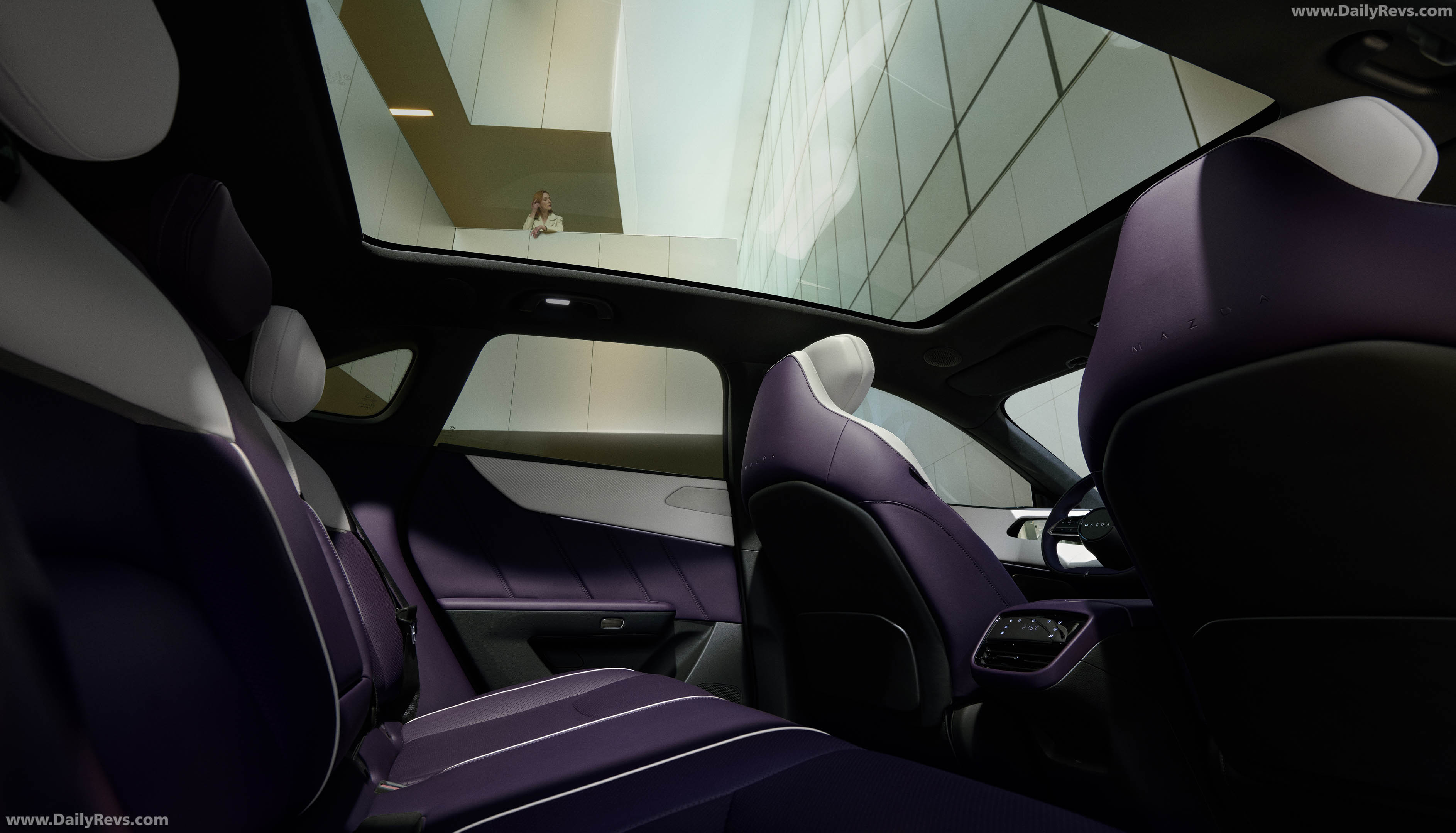 2027 Mazda CX-6e Nightfall Violet Interior