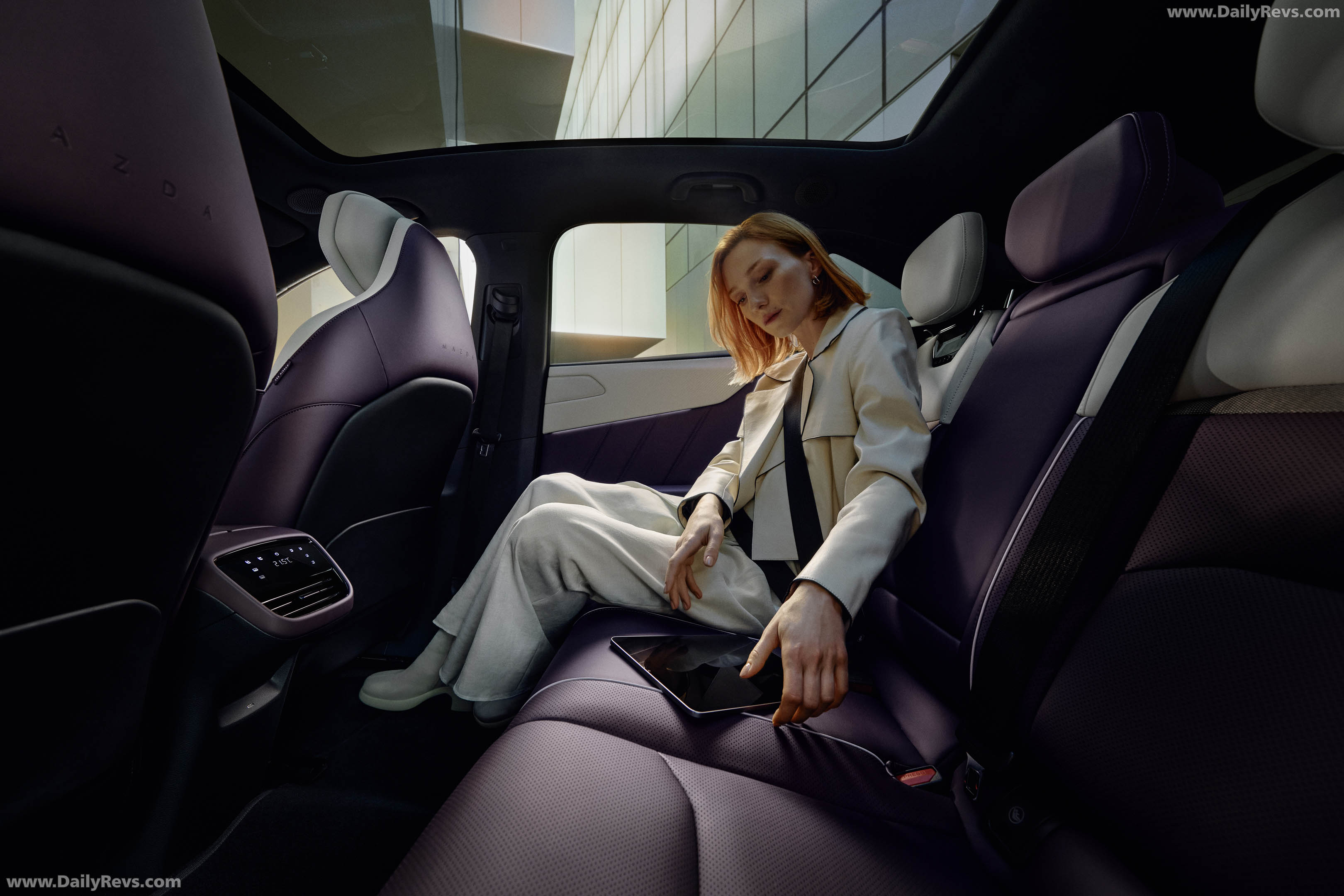 2027 Mazda CX-6e Nightfall Violet Interior
