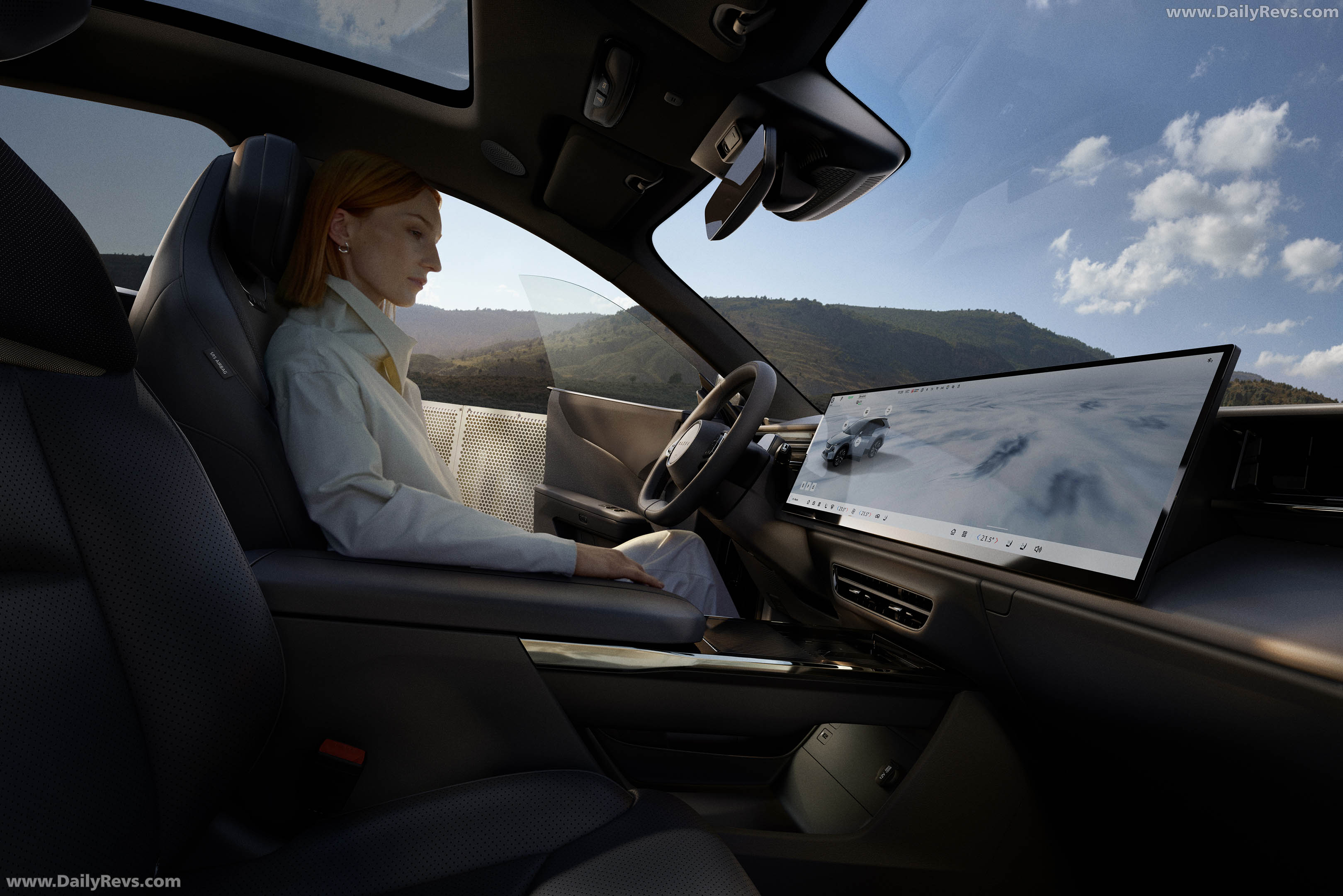 2027 Mazda CX-6e Nightfall Violet Interior
