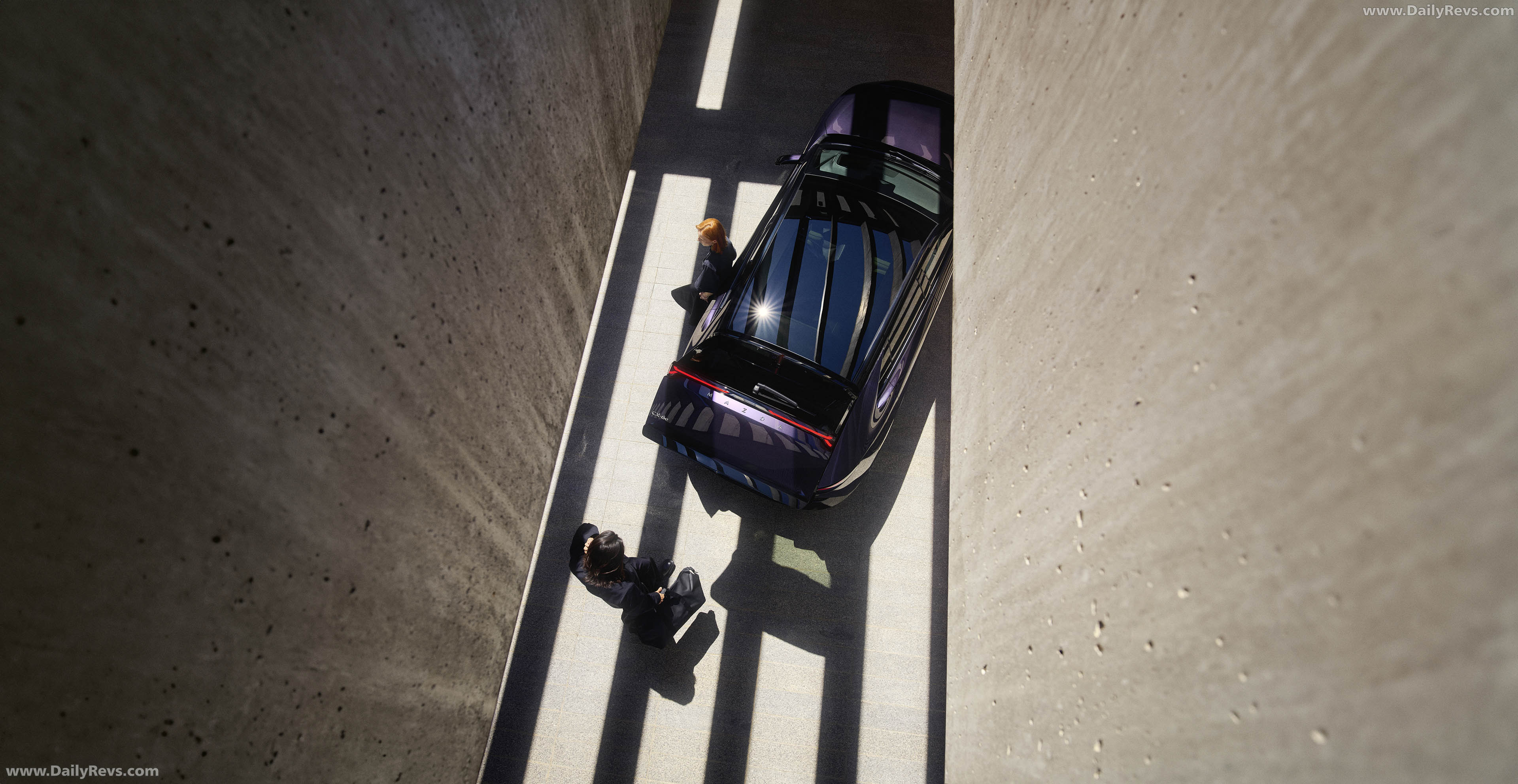 2027 Mazda CX-6e Nightfall Violet Top View