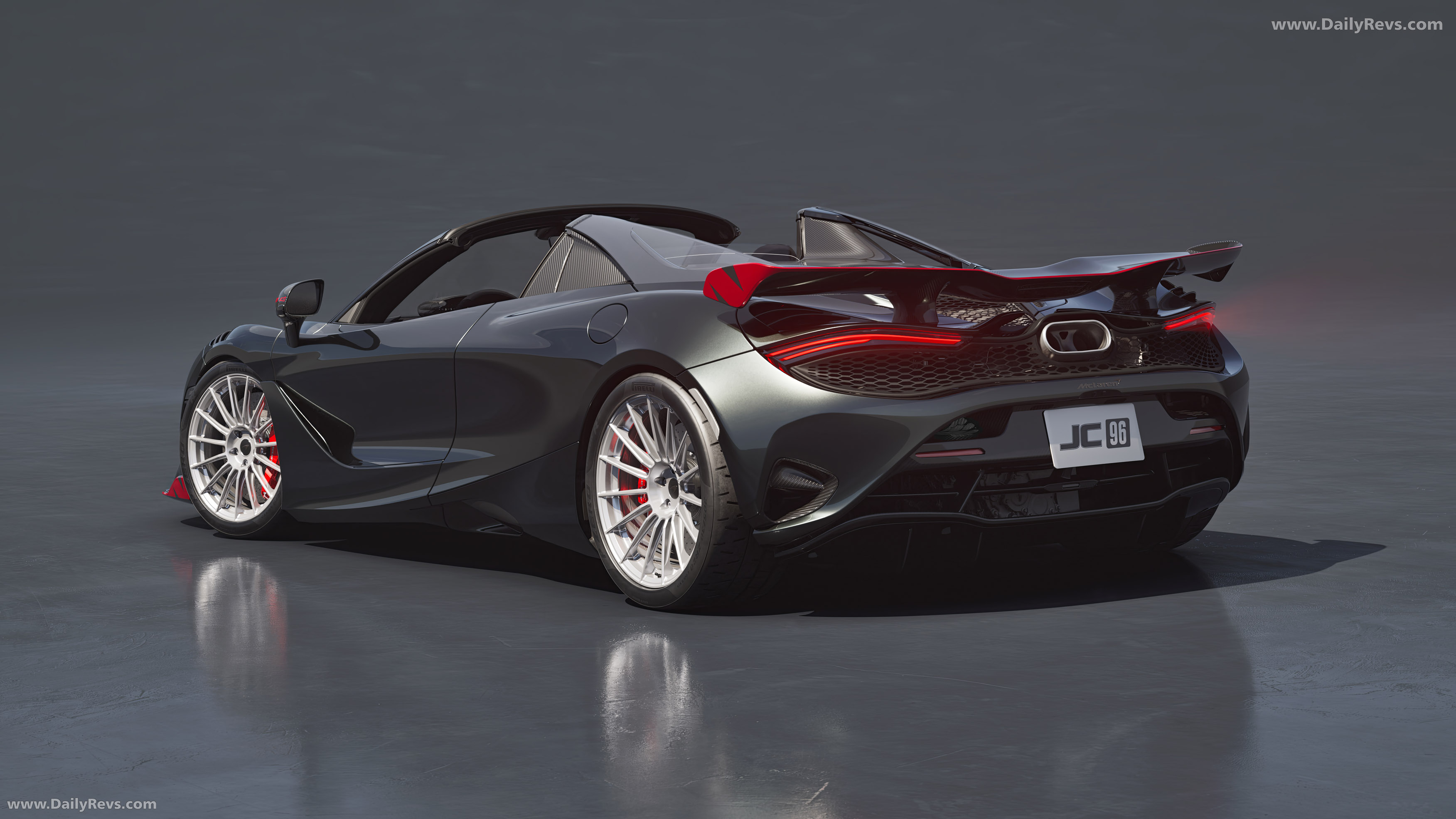 2026 McLaren 750S Spider JC96 Rear View