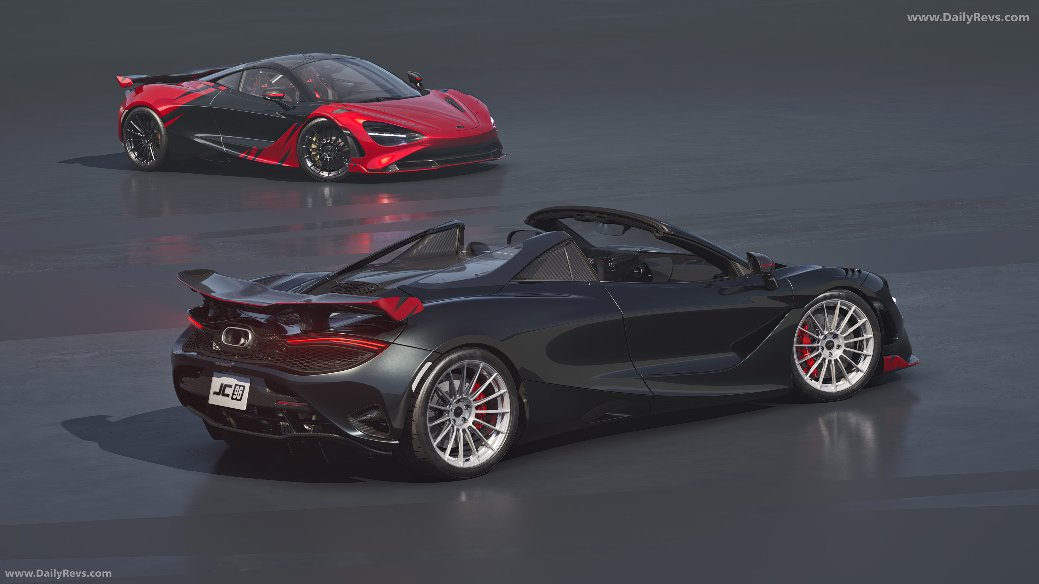 2026 McLaren 750S Spider JC96 Rear View