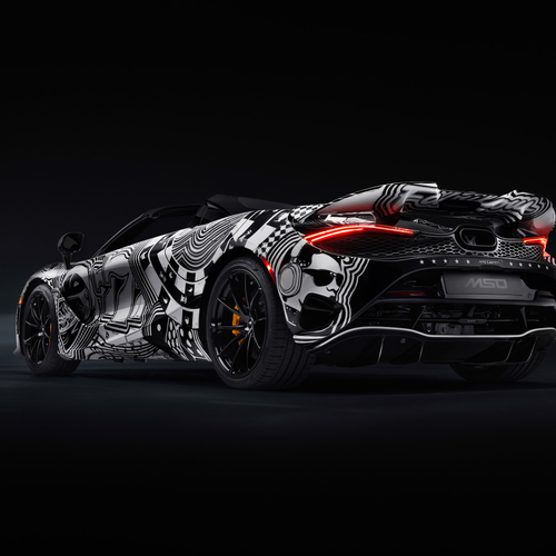 2025 McLaren 750S Spider Project Viva by MSO Rear View