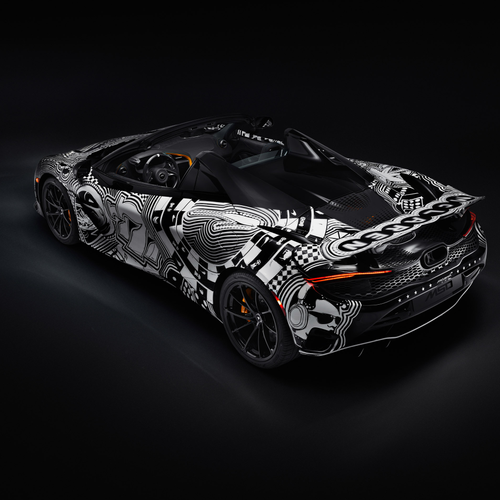 2025 McLaren 750S Spider Project Viva by MSO Rear View