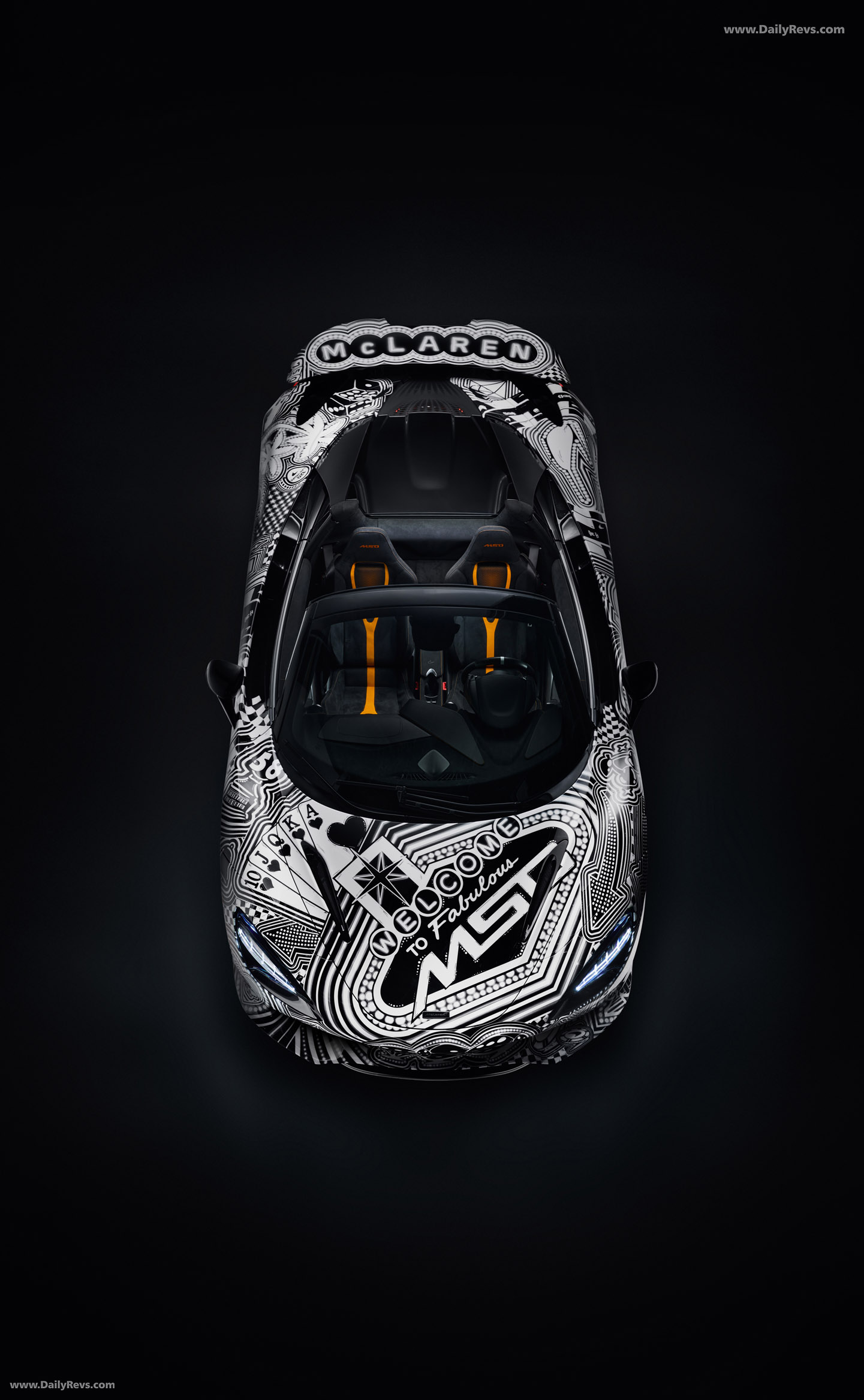2025 McLaren 750S Spider Project Viva by MSO Top View