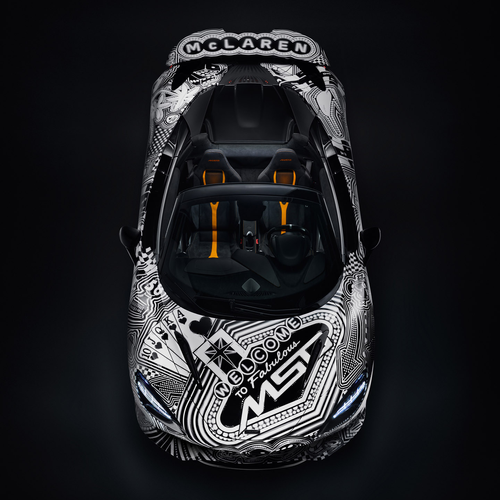 2025 McLaren 750S Spider Project Viva by MSO Top View