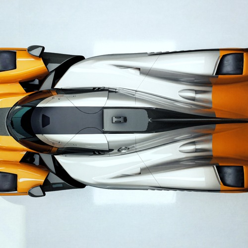 2027 McLaren MCL-HY GTR Top View