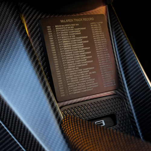 2025 McLaren W1 UK Version Interior
