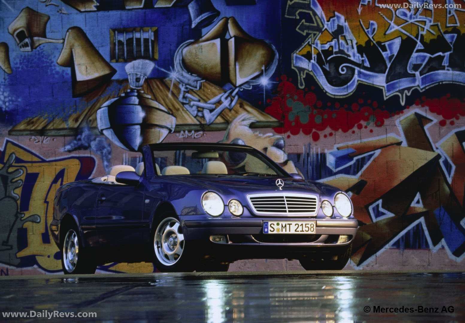 1998 Mercedes-Benz CLK Cabriolet C208 Front View