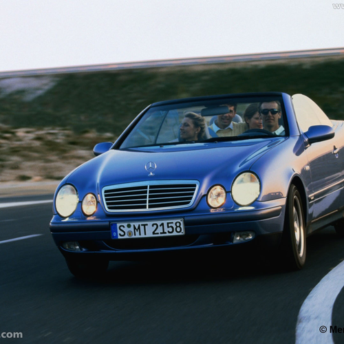 1998 Mercedes-Benz CLK Cabriolet C208 Front View