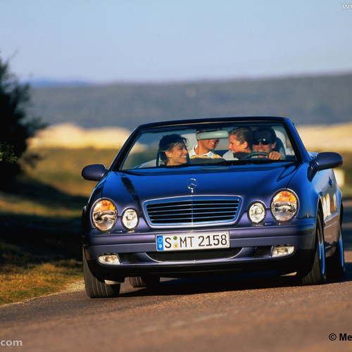 1998 Mercedes-Benz CLK Cabriolet C208 Front View