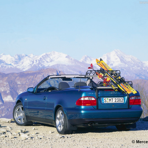 1998 Mercedes-Benz CLK Cabriolet C208 Rear View