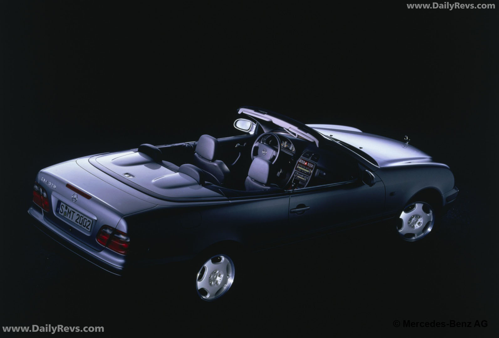 1998 Mercedes-Benz CLK Cabriolet C208 Rear View