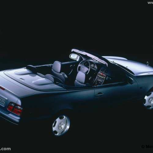 1998 Mercedes-Benz CLK Cabriolet C208 Rear View