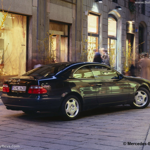 1998 Mercedes-Benz CLK Cabriolet C208 Rear View