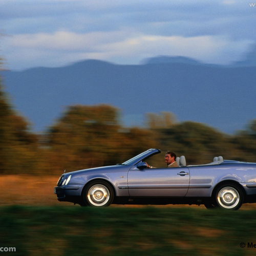 1998 Mercedes-Benz CLK Cabriolet C208 Side View