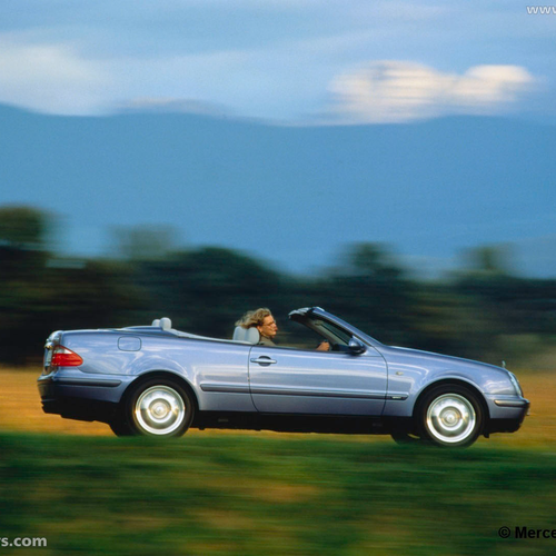 1998 Mercedes-Benz CLK Cabriolet C208 Side View