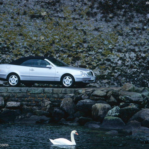 1998 Mercedes-Benz CLK Cabriolet C208 Side View