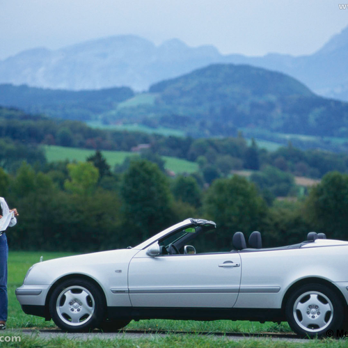 1998 Mercedes-Benz CLK Cabriolet C208 Side View